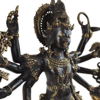 Sakti Shiva Brass Szobor